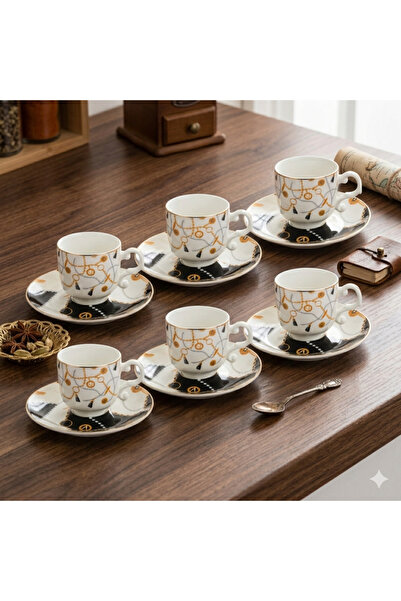 casa rosa High Quality Turkish coffee set of 6 cups