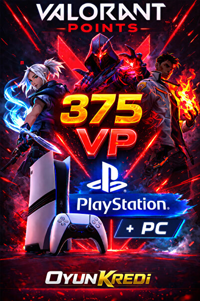 Riot Games Valorant 375 VP | PC & PlayStation PS5