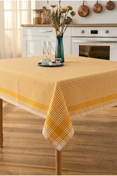 cacao home Küçük Kare Desen Pötikare Masa Örtüsü Sofra Bezi Piknik Örtüsü Mas...
