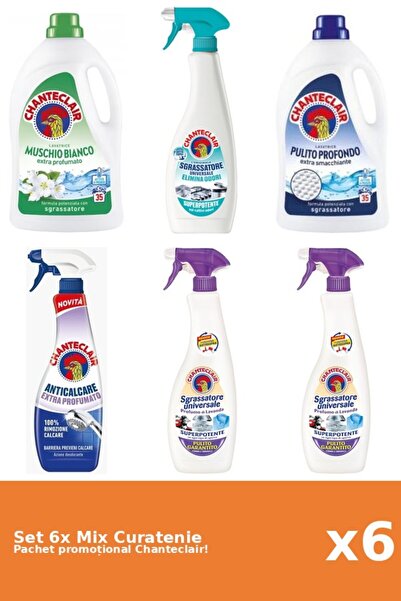 Chanteclair Set 6 Mix Curatenie Chanteclair: AntiMiros, Clasic, Parfumat, Mos...