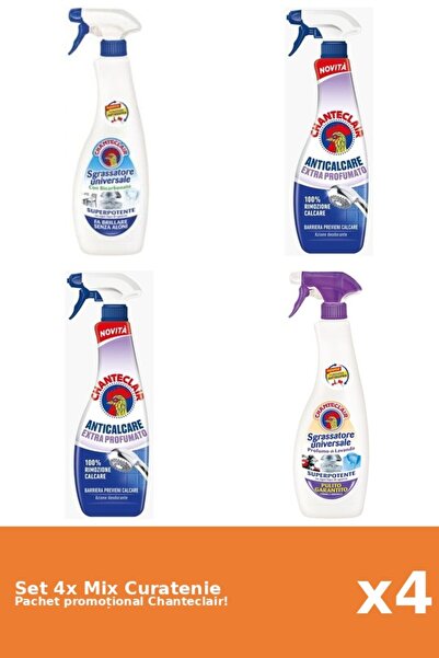 Chanteclair Set of 4 Chanteclair Cleaning Mix: Baking Soda, Perfumed, White Musk