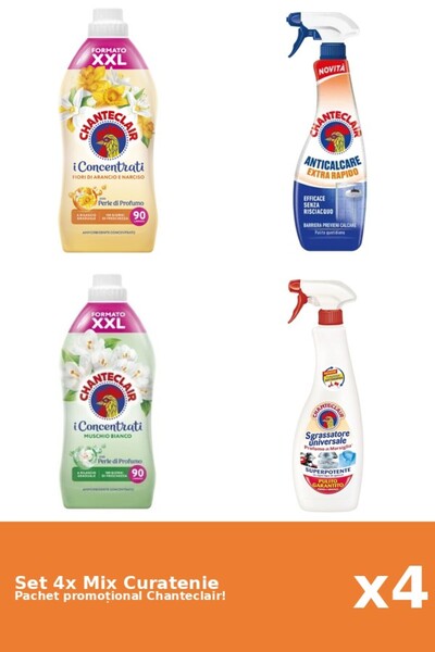Chanteclair Set 4 Mix Curatenie Chanteclair: Rapid, Portocale, Marsilia, Mosc...