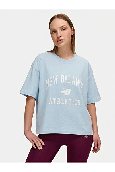 New Balance Women's Nb Lifestyle Women Tshirt Wnt1402-Dus