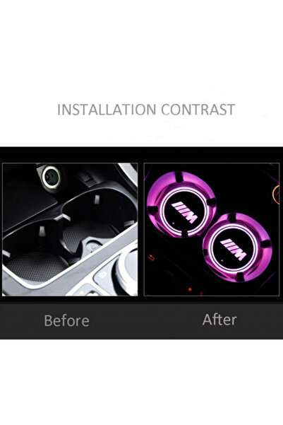 umtauto Bardaklık Aydınlatma 2 Li Led Set Rgb