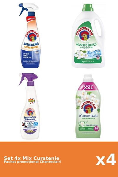 Chanteclair Set 4 Mix Curatenie Chanteclair: Rapid, Lavanda, Mosc Alb
