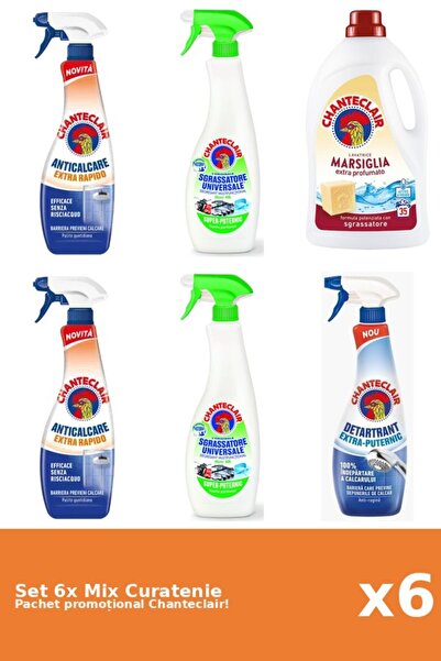 Chanteclair Set 6 Mix Curatenie Chanteclair: Lamaie, Rapid, Marsilia, Puternic