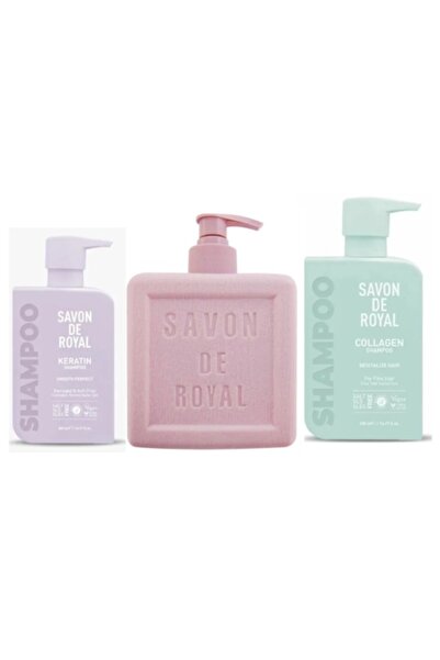 Savon De Royal Σετ δώρου υγρό σαπούνι για τα χέρια Cubic Purple 500 ml