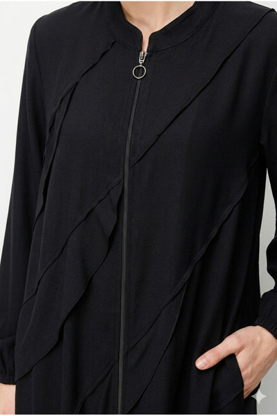 Micca 261530 %100 Doğal LyoCELL Dökümlü Soft Hissiyat Ara Aller Volanlı Detay...