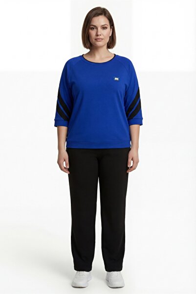 EXİTLİNE Women's Cobalt Summer Clothes, Elastic Waist, Accessories, Parts Pan...