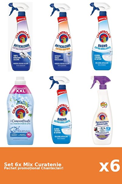 Chanteclair Set 6 Mix Curatenie Chanteclair: Lotus, Clasic, Parfumat, Rapid, ...
