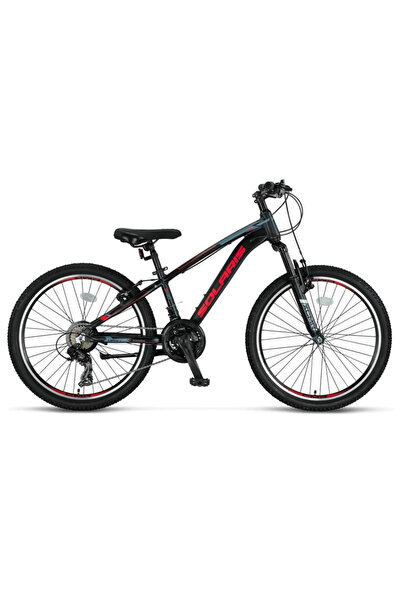 Ümit 2450 SOLARIS ERKEK DAĞ BİSİKLETİ 304H V 24 JANT 21 VİTES BLACK RED