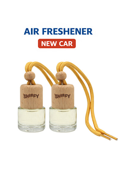 sniffy معطر جو للسيارة، عبوة مزدوجة، جديد، يدوم طويلاً، زجاجة مانعة للتسرب، م...