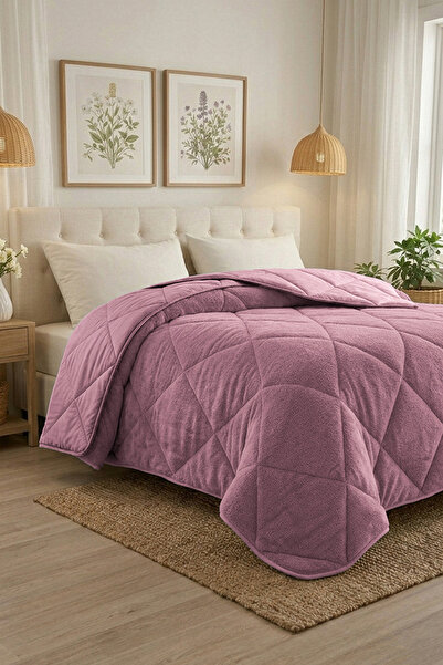 EVA Μονό Wellsoft σε χρώμα δαμασκηνί Πάπλωμα Διπλής όψης (155x215 εκ.)