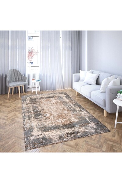Ayduran Halı Vicenza Makinede Yıkanabilir Kaymaz Taban Dekoratif Modern Mutfa...