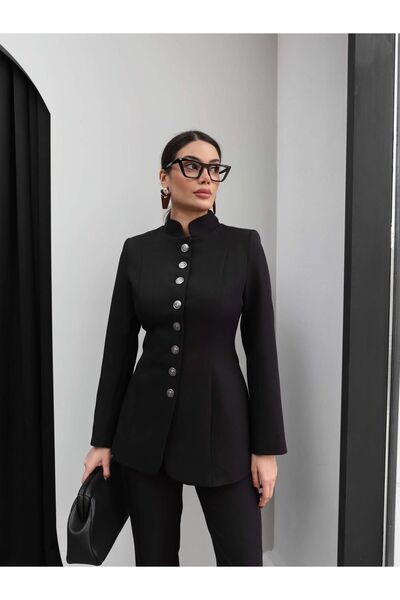 ALVOR طقم سترة وبنطلون بأزرار من هاكييم