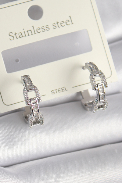 online kapsulavm avm alışveriş Brass Silver Color Zircon Stone Chain Model Wo...