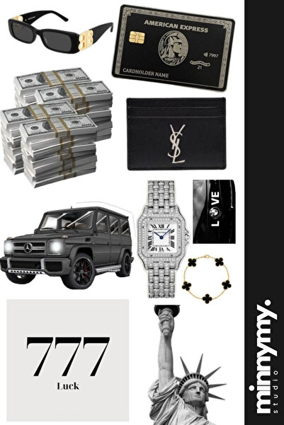 Minnymy Luxury Manifest Collection Sticker, Çıkartma, Ajanda, Günlük, Planlay...