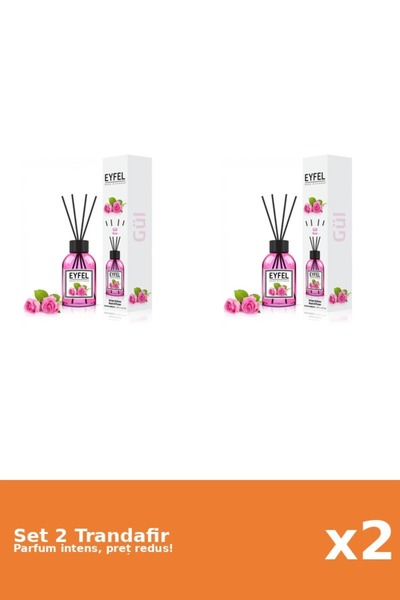 Eyfel Set 2 Odorizant Trandafir, 120 ml