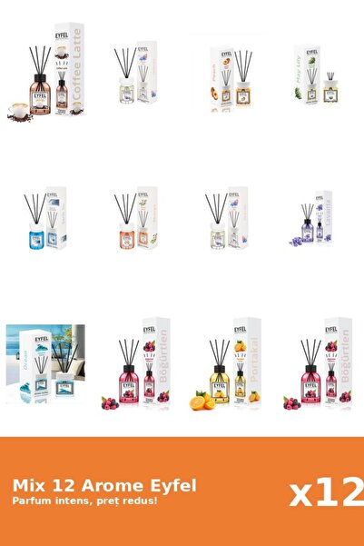 Eyfel Set 12 Mix Variat: 10 arome