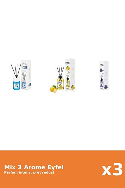 Eyfel Set 3 Mix Eyfel: 1x Cool Water, 1x Lamaie, 1x Zambile