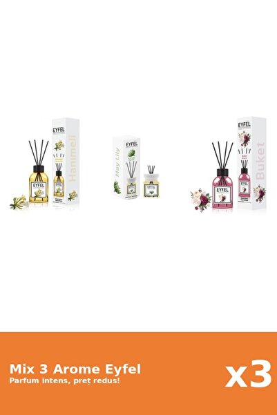 Eyfel Set 3 Mix Eyfel: 1x Bouquet, 1x Lacramioare, 1x Mana Maicii Domnului