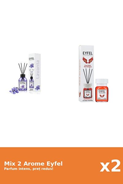Eyfel Set 2 Mix Eyfel: 1x Lavanda, 1x Red Dragon