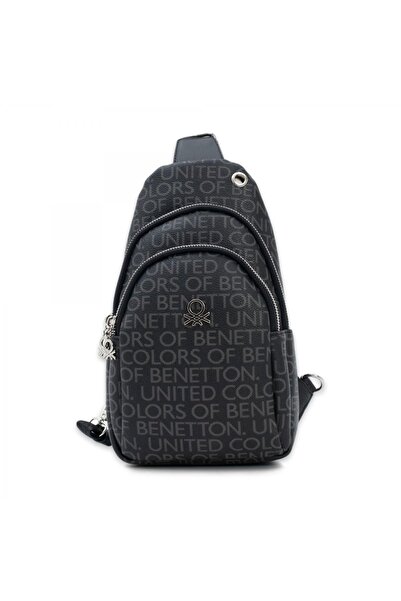 Benetton Bnt_1766 28,5X16,5X6 Çapraz Siyah Kadın Çanta