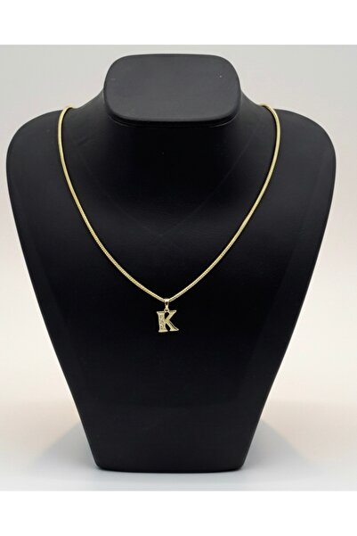 Lunays Xuping Snake Back Chain K Letter Pendant Model Zircon Stone Women's Br...