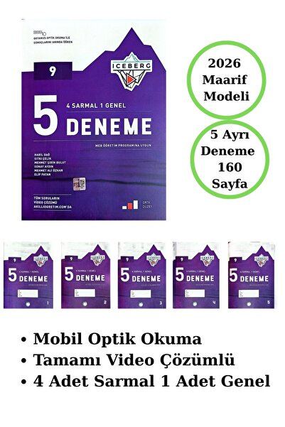 Okyanus Yayınları 9. Sınıf Iceberg 4 Sarmal 1 Genel Deneme