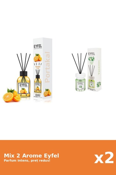 Eyfel Set 2 Mix Eyfel: 1x Iasomie, 1x Portocala