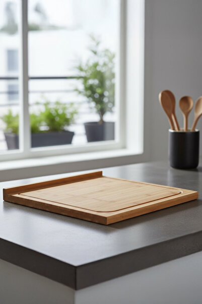 Vadi Bamboo Presentation Tray Cutting Board Breakfast Serving