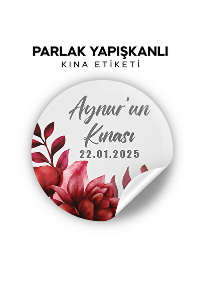 orixa Kişiye Özel Hediye Etiketi - Düğün, Nişan, Kına (YAPIŞKANLI - 140 ADET)