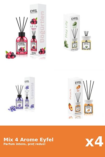 Eyfel Set 4 Mix Eyfel: 1x Fructe De Padure, 1x Lacramioare, 1x Lavanda, 1x Pi...