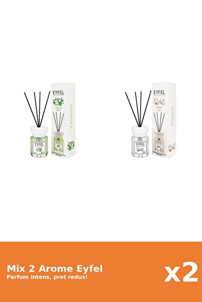 Eyfel Set 2 Mix Eyfel: 1x Bumbac, 1x Iasomie
