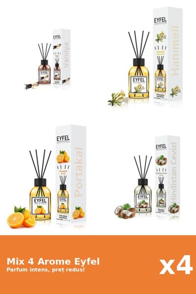 Eyfel Set 4 Mix Eyfel: 1x Mana Maicii Domnului, 1x Nuca De Cocos, 1x Portocal...