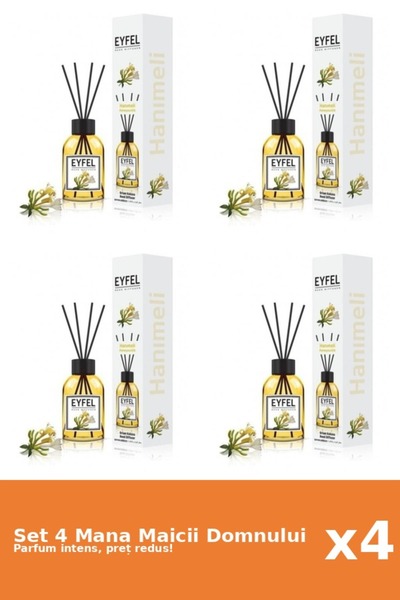 Eyfel Set 4 Odorizant Mana Maicii Domnului, 120 ml