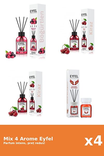 Eyfel Set 4 Mix Eyfel: 2x Cirese, 1x Fructe De Padure, 1x Red Dragon