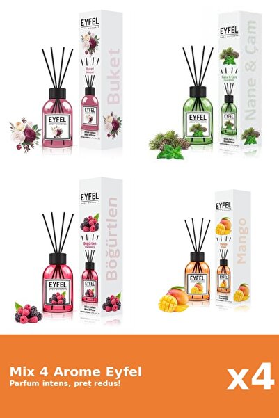 Eyfel Set 4 Mix Eyfel: 1x Bouquet, 1x Fructe De Padure, 1x Mango, 1x Pin Si M...