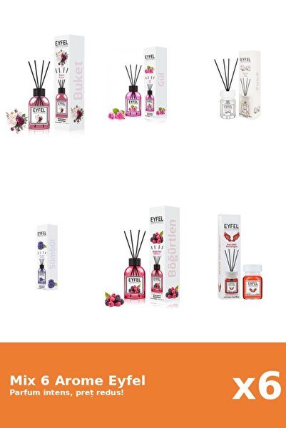 Eyfel Set 6 Mix Eyfel: 1x Bouquet, 1x Bumbac, 1x Fructe De Padure, 1x Red Dra...