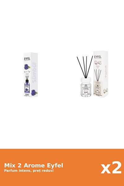 Eyfel Set 2 Mix Eyfel: 1x Bumbac, 1x Zambile