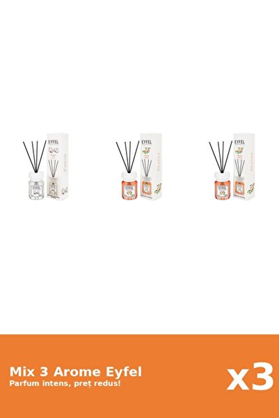 Eyfel Set 3 Mix Eyfel: 2x Acacia, 1x Bumbac