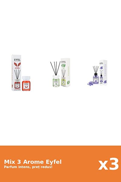 Eyfel Set 3 Mix Eyfel: 1x Iasomie, 1x Lavanda, 1x Red Dragon