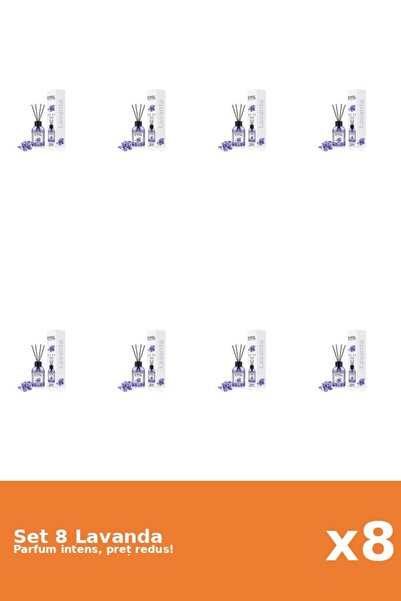 Eyfel Set 8 Odorizant Lavanda, 120 ml