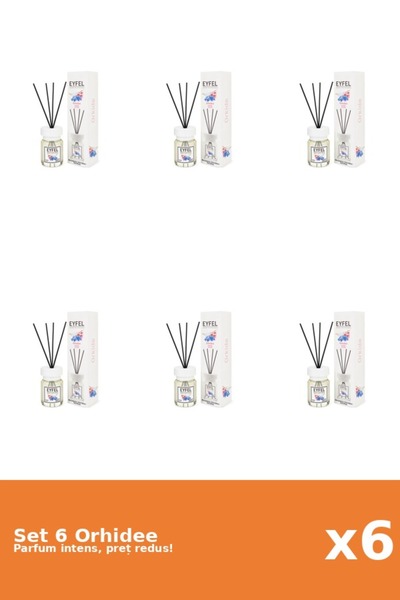 Eyfel Set 6 Odorizant Orhidee, 120 ml