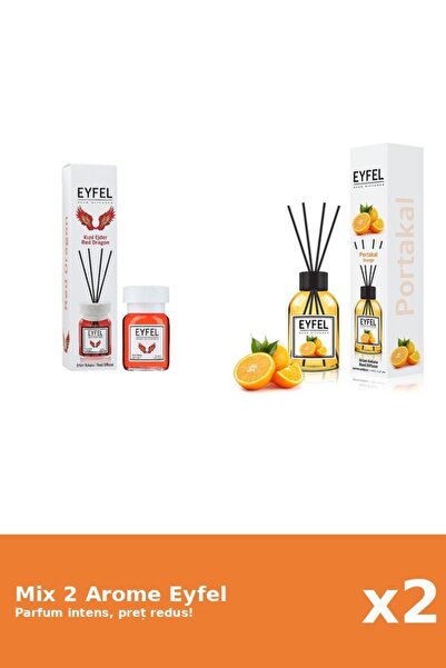 Eyfel Set 2 Mix Eyfel: 1x Portocala, 1x Red Dragon
