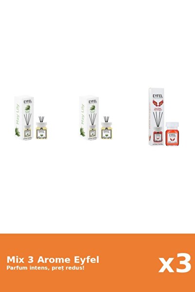 Eyfel Set 3 Mix Eyfel: 2x Lacramioare, 1x Red Dragon