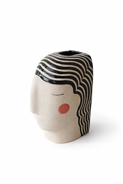 Warm Design Handmade Ceramic Face Vase