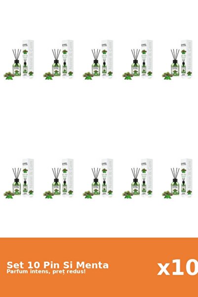 Eyfel Set 10 Odorizant Pin Si Menta, 120 ml