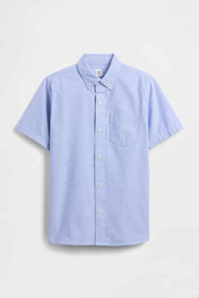 GAP Момчешка риза в цвят Оксфорд синьо