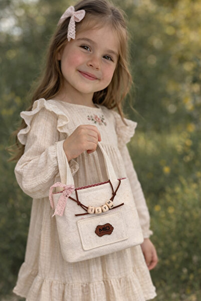 Mutlu İnsanlar Dükkanı İsme Özel Kız Çocuk Çantası |Harçlık Kesesi